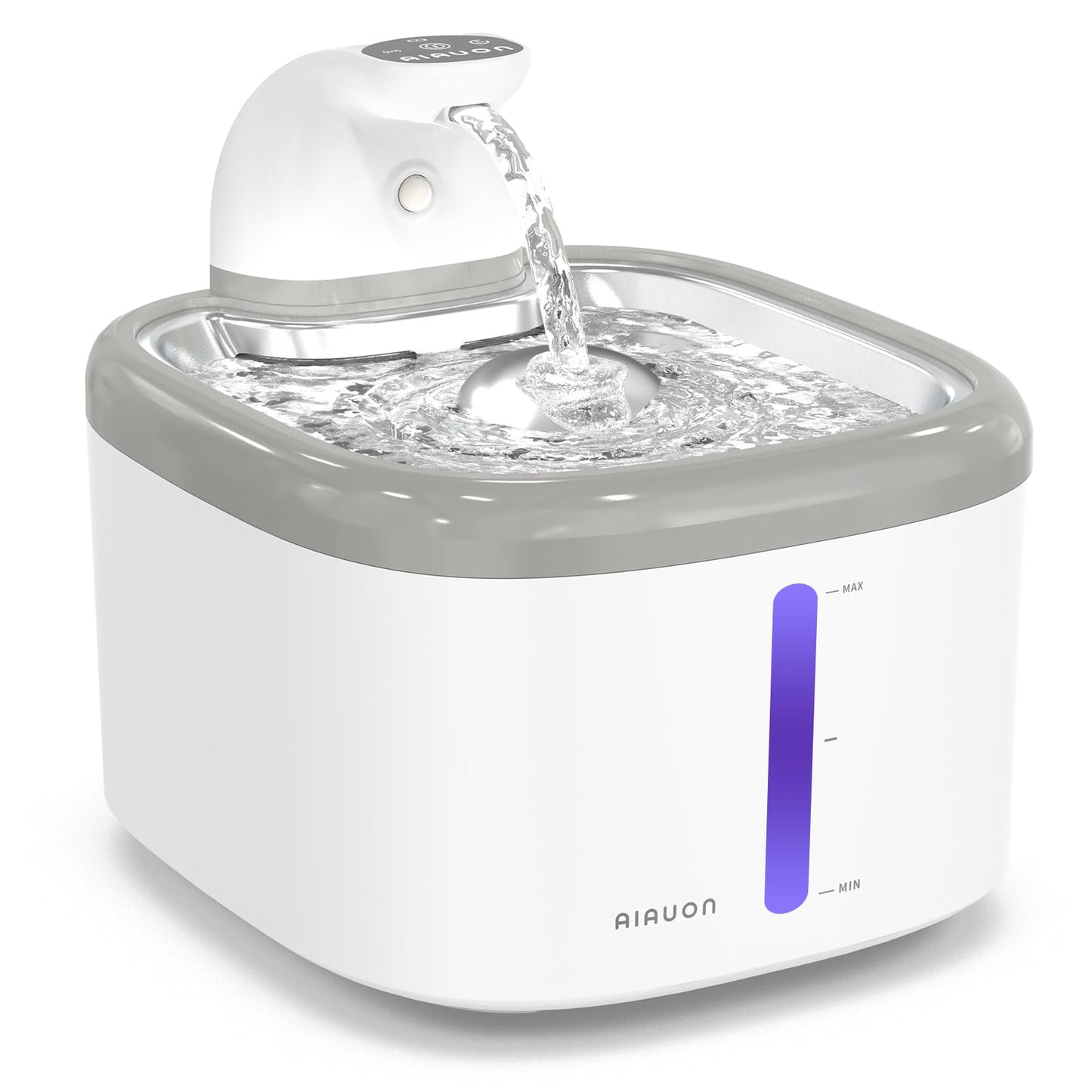 AIAUON 3.5L Cat Water Fountain – Large Capacity 118oz Automatic Pet Fountain