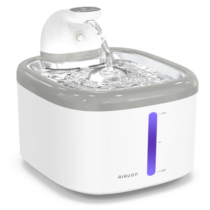 AIAUON 3.5L Cat Water Fountain – Large Capacity 118oz Automatic Pet Fountain